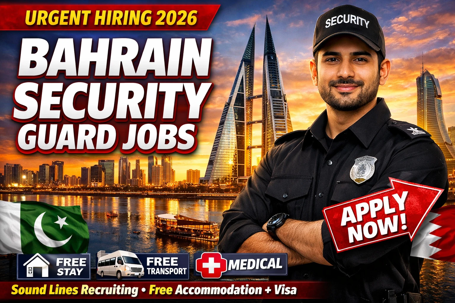 High Paying Bahrain Security Jobs 2026 – Sound Lines&hellip;