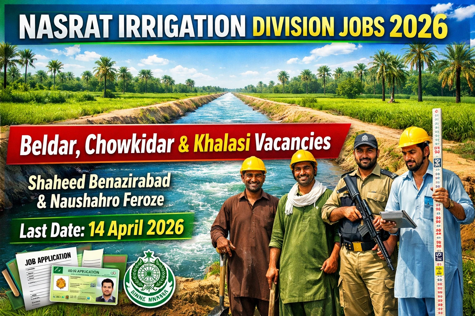 Nasrat Irrigation Division Jobs 2026 Notification