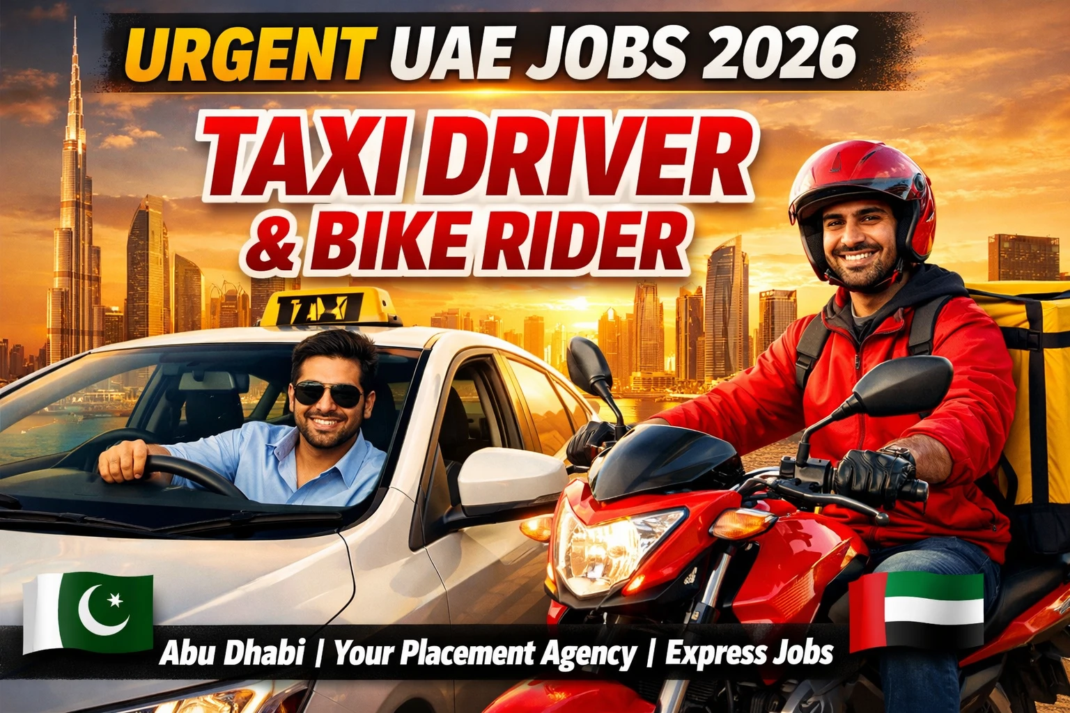 High Salary Taxi Driver & Bike Rider Vacancies in&hellip;